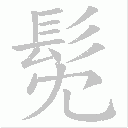 髧笔顺动图