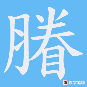 膡笔顺动图
