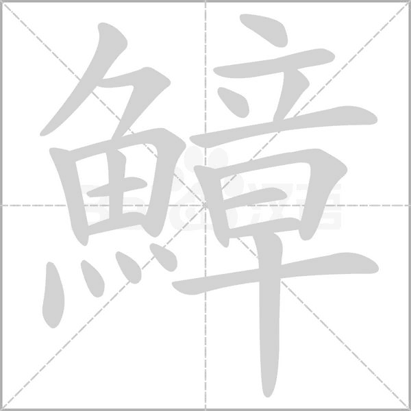 鱆笔顺动图