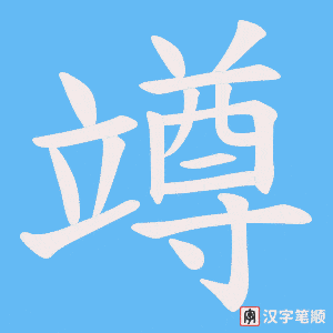 竴笔顺动图