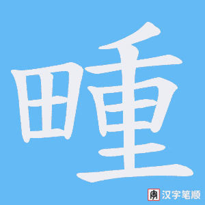 畽笔顺动图