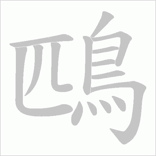 鴄笔顺动图