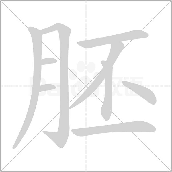 胚笔顺动图