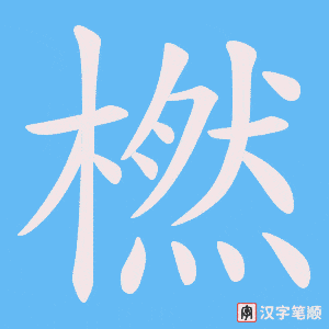 橪笔顺动图