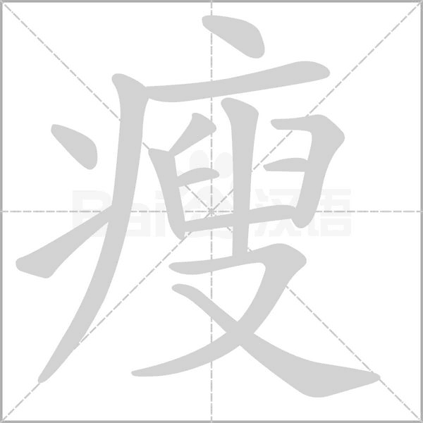 瘦字动图