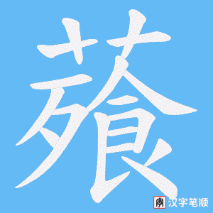 薞笔顺动图