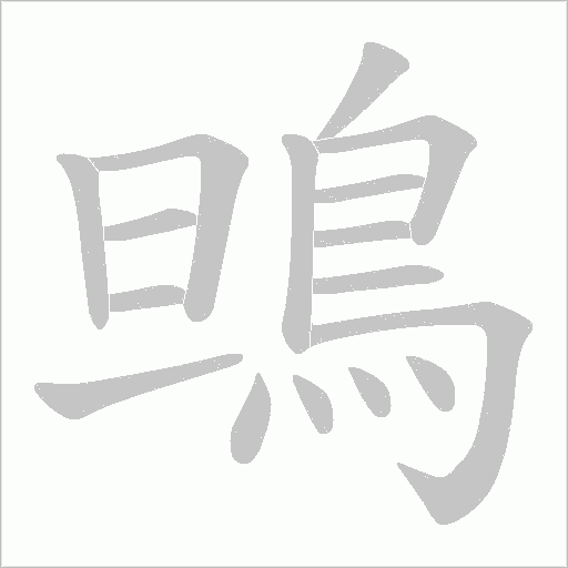 鴠笔顺动图