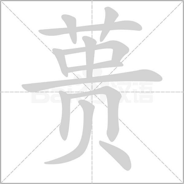 蒉笔顺动图