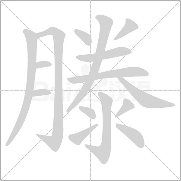 滕笔顺动图