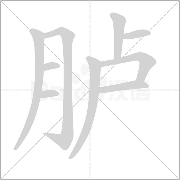 胪笔顺动图