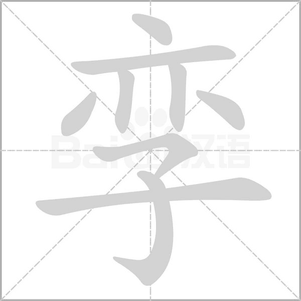 孪笔顺动图