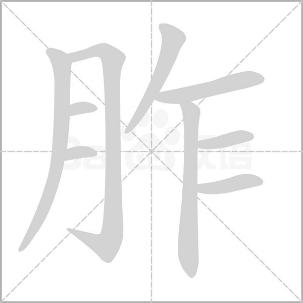 胙笔顺动图