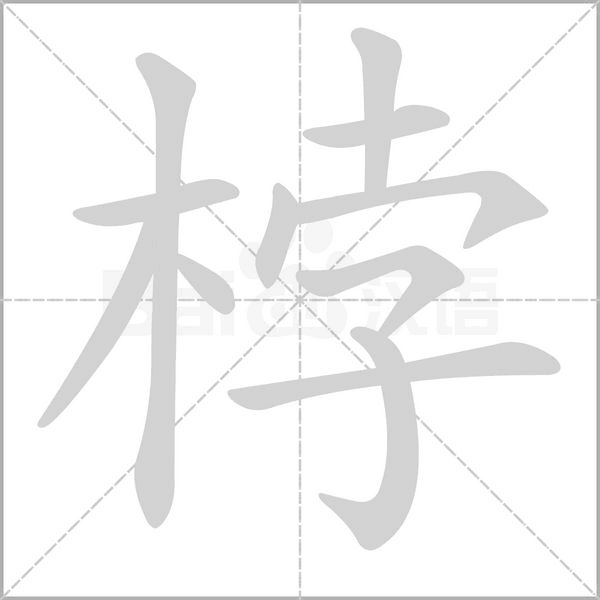 桲笔顺动图