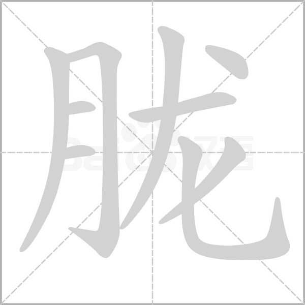 胧笔顺动图