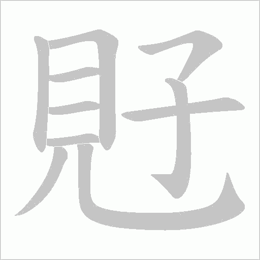 覎笔顺动图