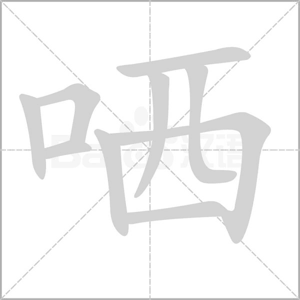 哂笔顺动图