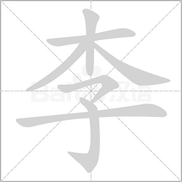 李笔顺动图
