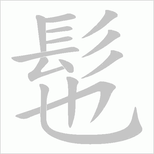 髢笔顺动图