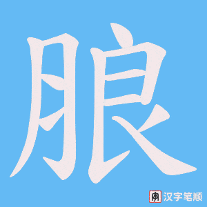 朖笔顺动图