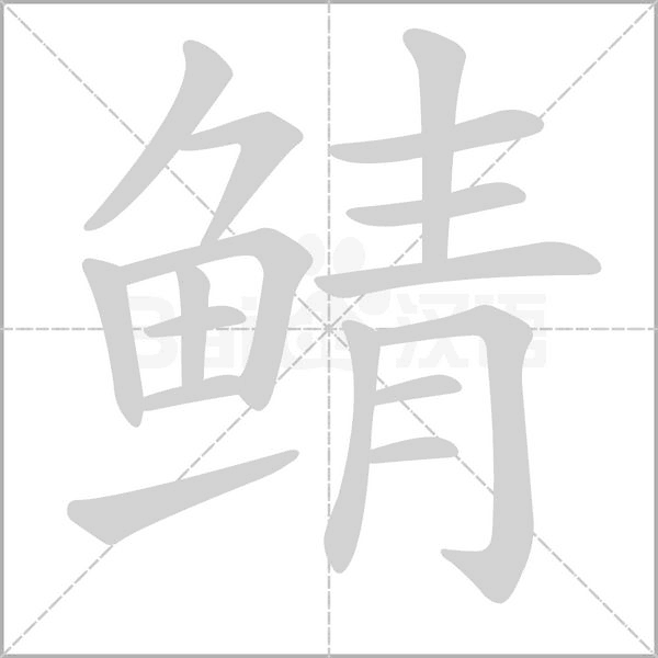 鲭笔顺动图