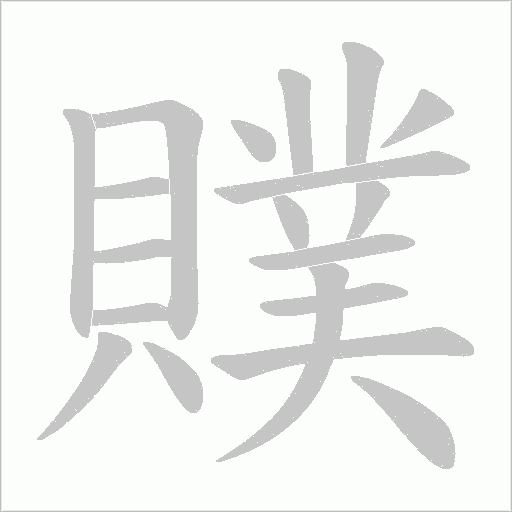 贌笔顺动图