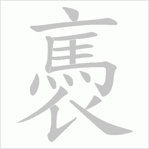 褭笔顺动图