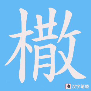 橵笔顺动图