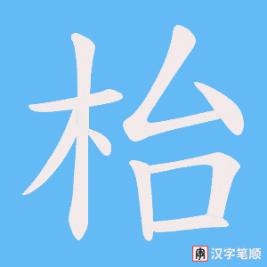 枱笔顺动图