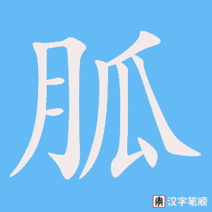 胍笔顺动图