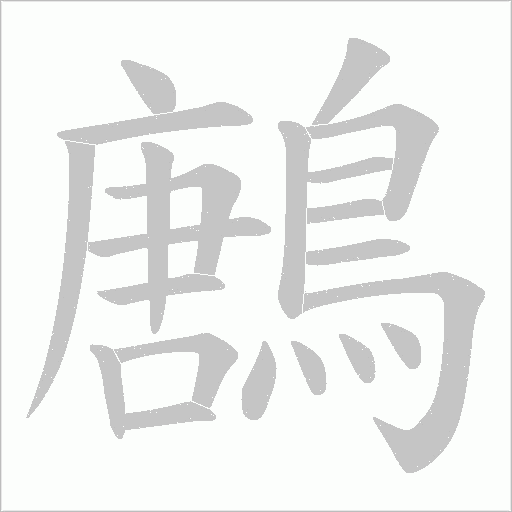 鶶笔顺动图