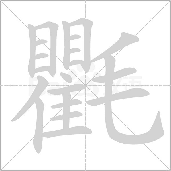 氍笔顺动图