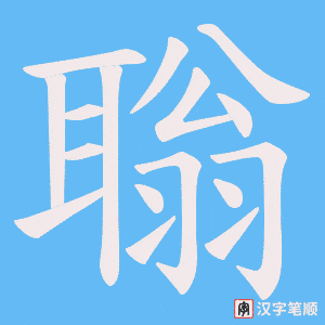 聬笔顺动图