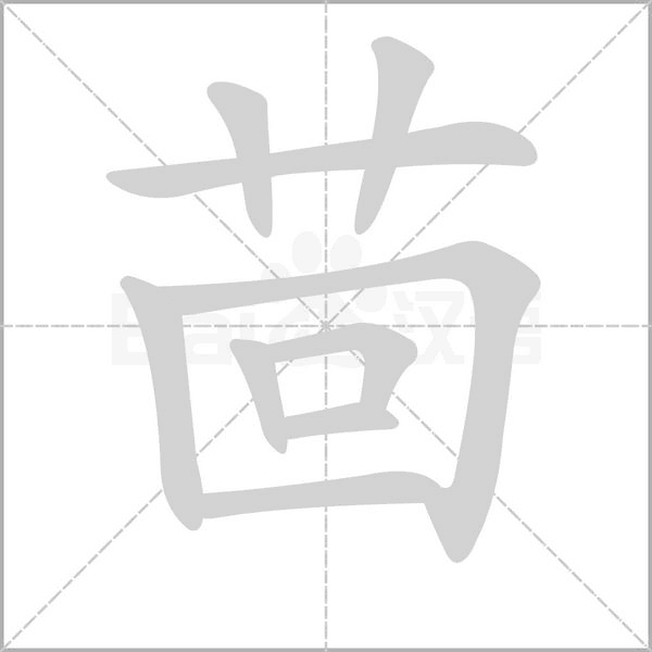 茴笔顺动图