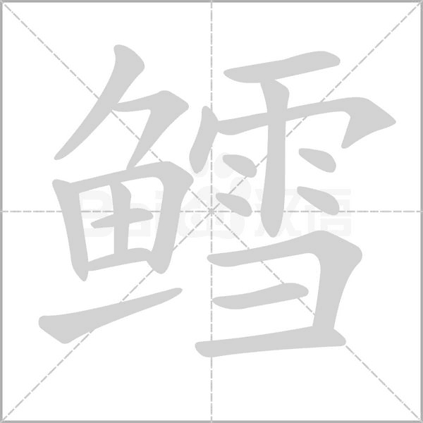 鳕笔顺动图