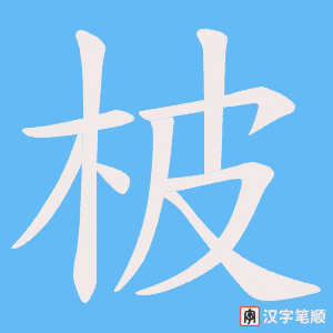 柀笔顺动图
