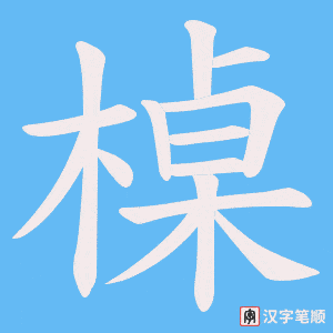 槕笔顺动图
