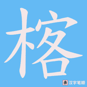 楁笔顺动图
