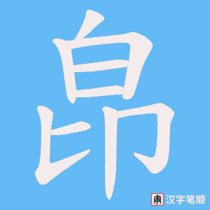 皍笔顺动图
