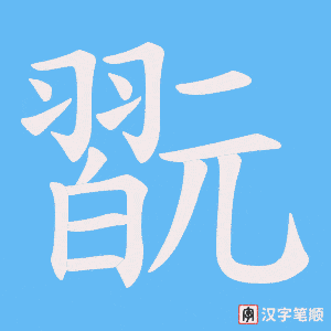 翫笔顺动图