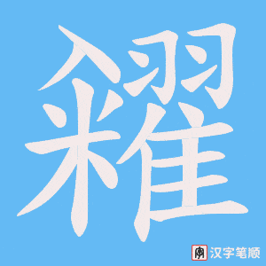 糴笔顺动图