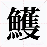 鱯笔顺动图