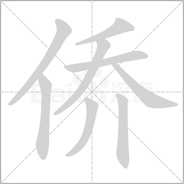 侨字动图