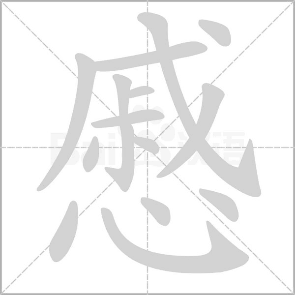 慼笔顺动图