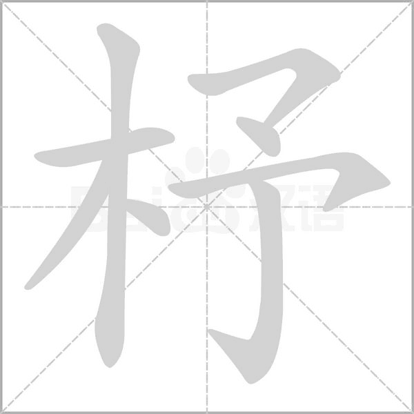 杼笔顺动图