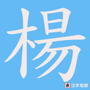 楊字动图