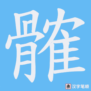 髉笔顺动图