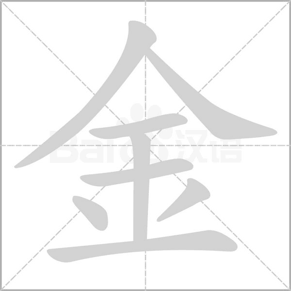 金笔顺动图