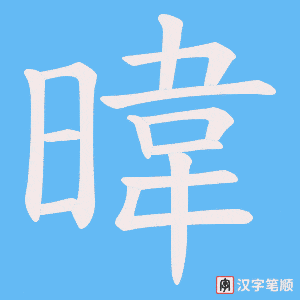 暐笔顺动图