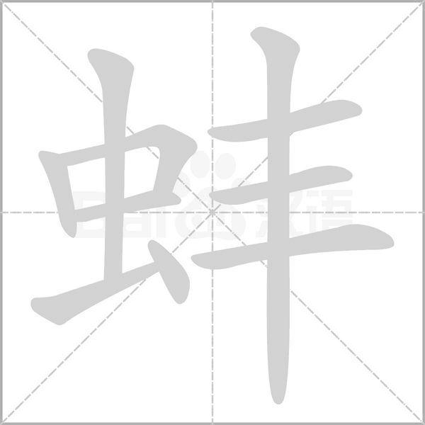 蚌笔顺动图