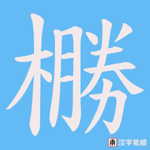 橳笔顺动图